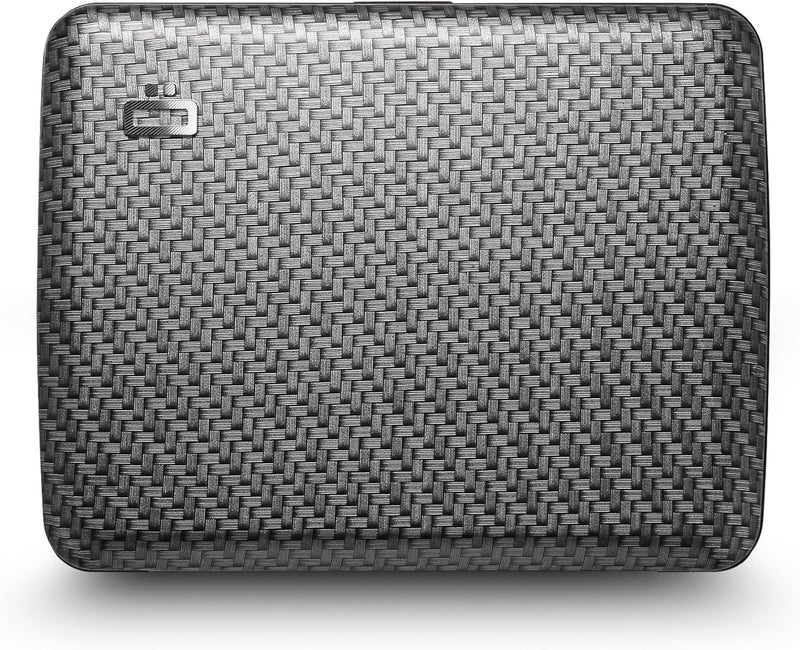 ÖGON -DESIGNS- Aluminum wallet, Large capacity with metal lock, RFID Protection against fraud and demagnetization, Smart Case OSLO Large model - Image 1